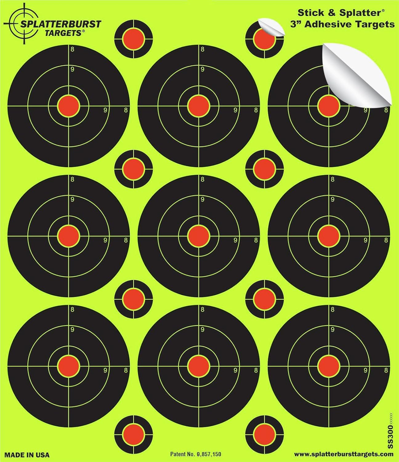 سبلاتر بورست هدف 3" 10حبات