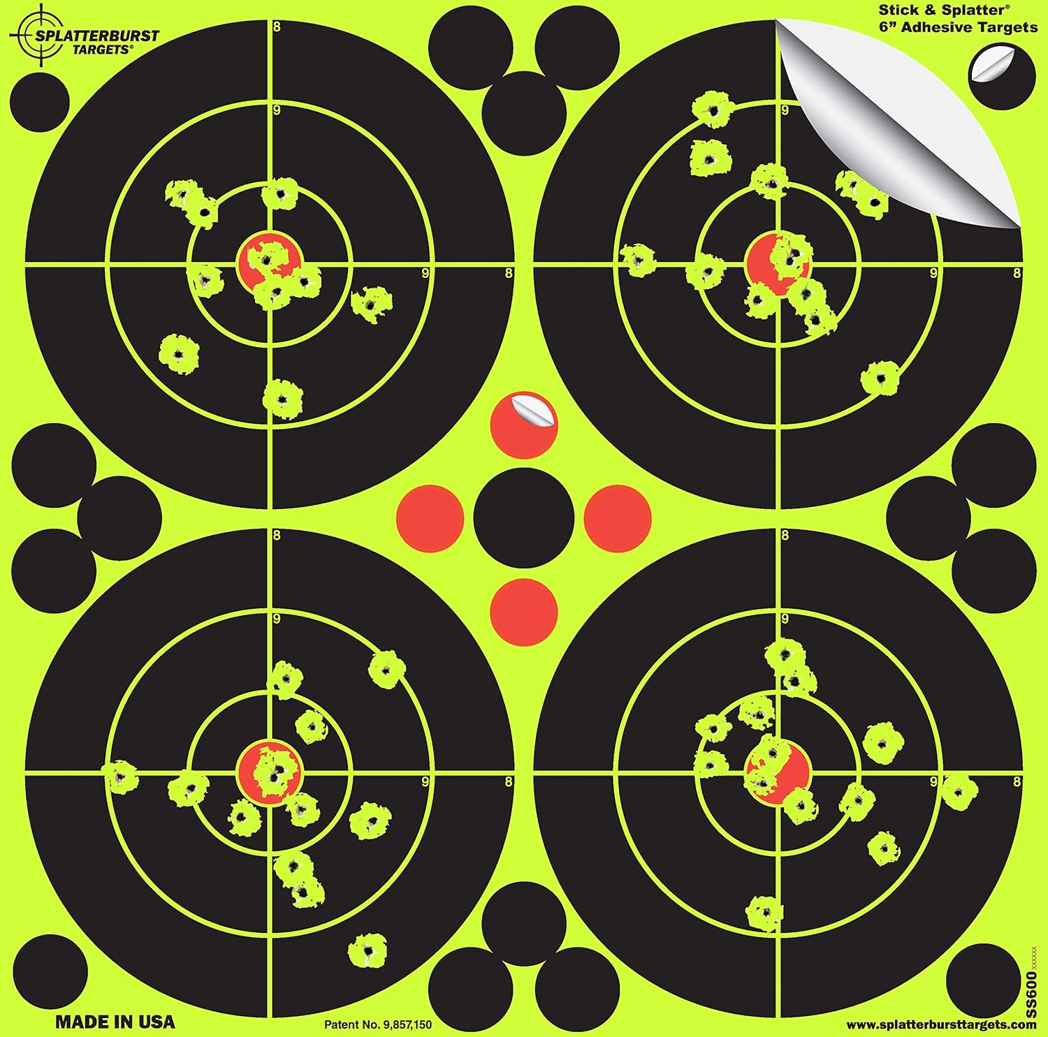 سبلاتر بورست هدف 6" 10 حبات