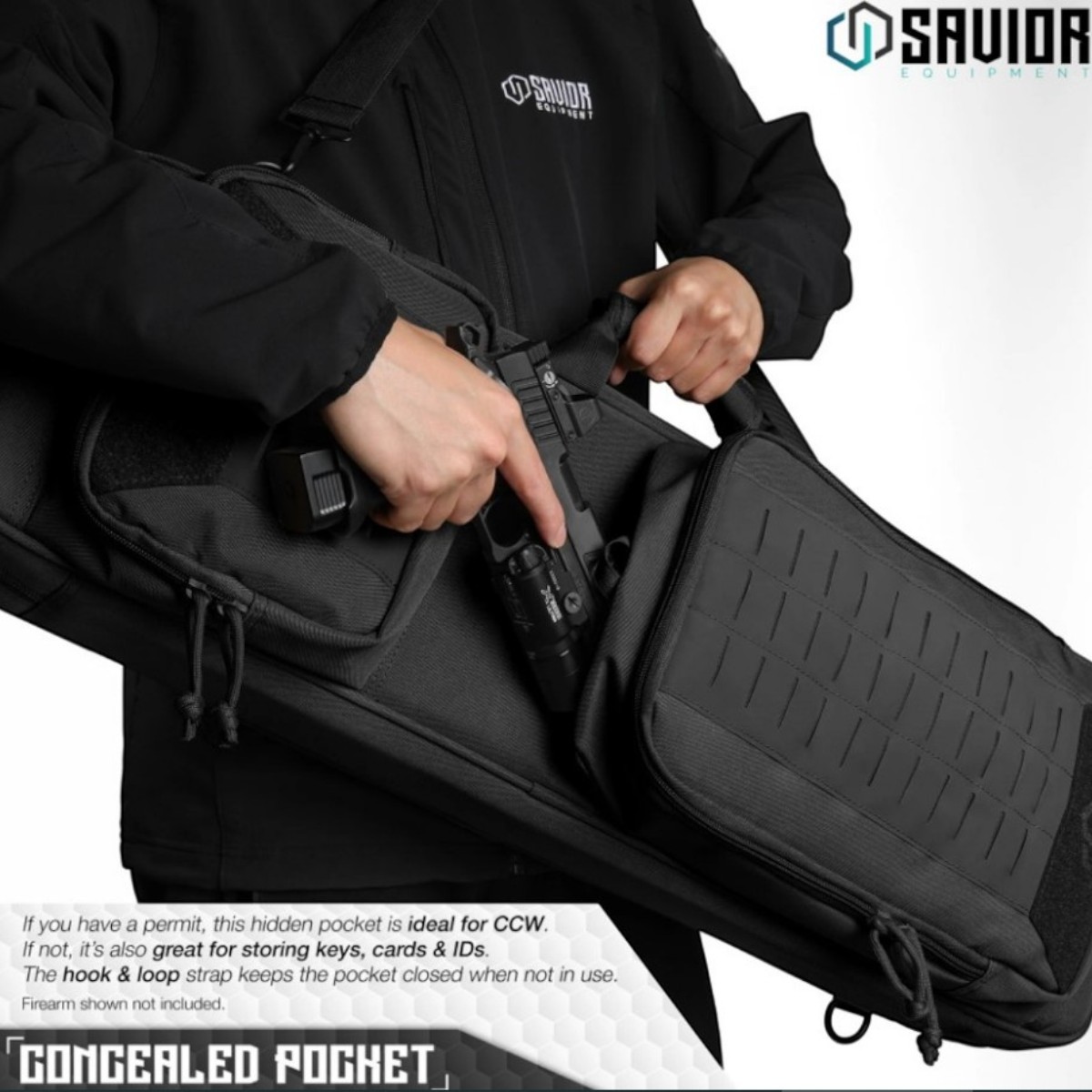 سافيور يوربان كاربن جفير 30" اسود