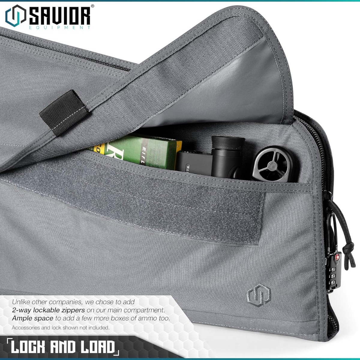 سافيور باتريوت جفير 41" رمادي