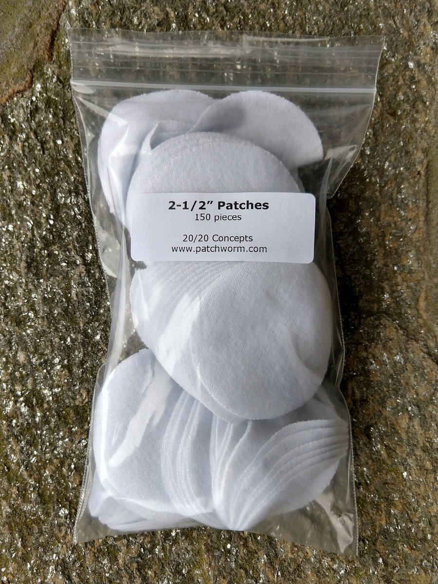 Patchworm Round Cotton Patches - 2-1/2
