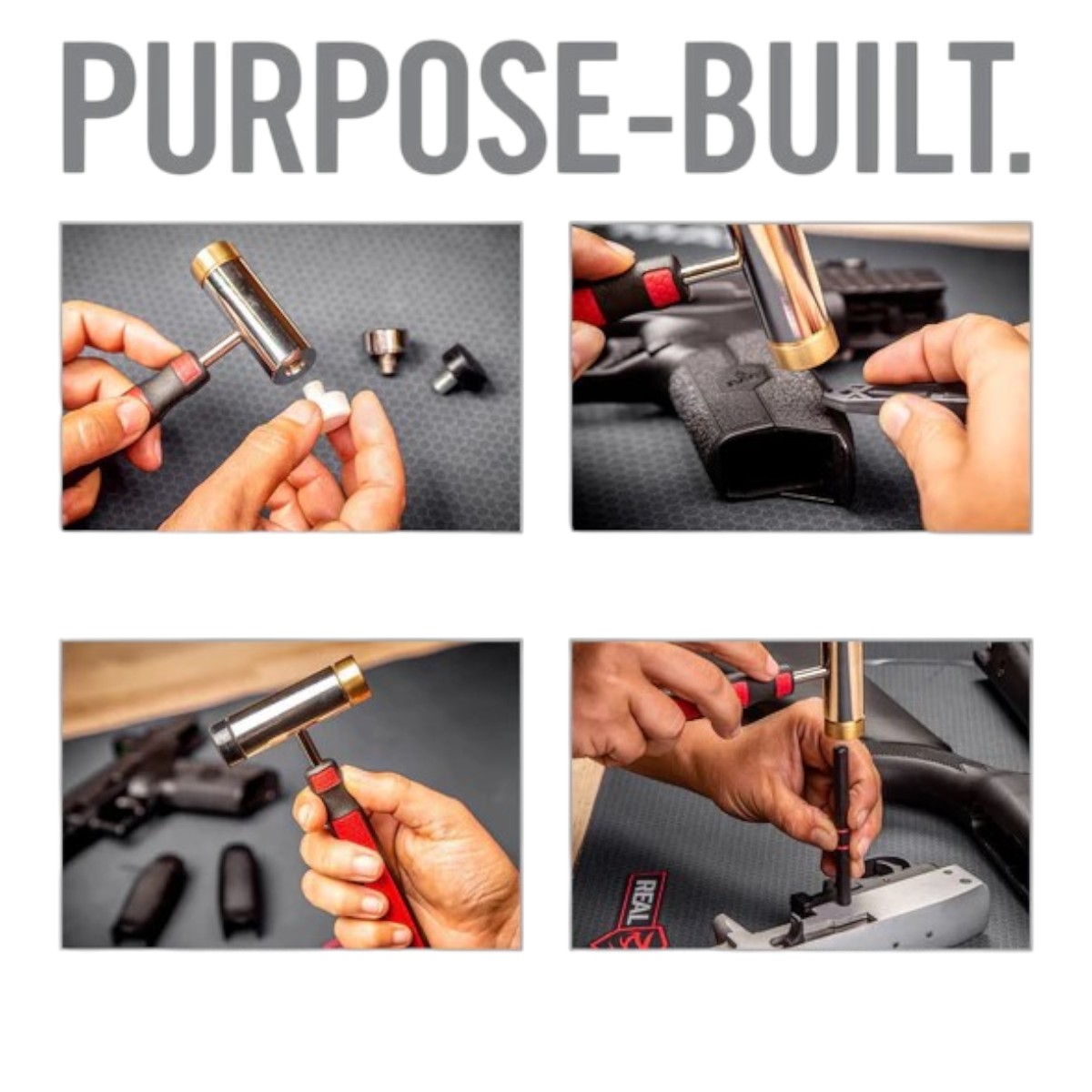 RealAvid Accu-Punch مطرقة مع بيمات مدببه