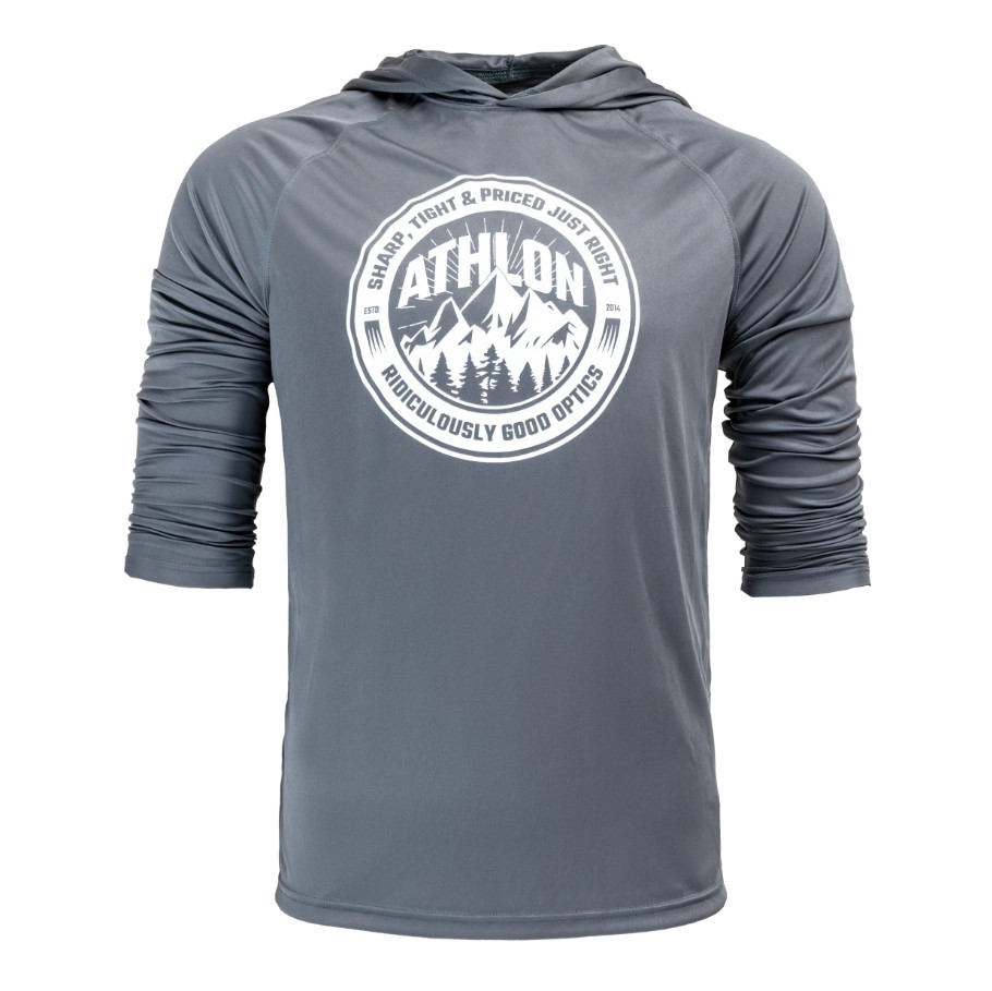 ماونتن هودي تيشرت رمادي 3اكس لارج اثالون