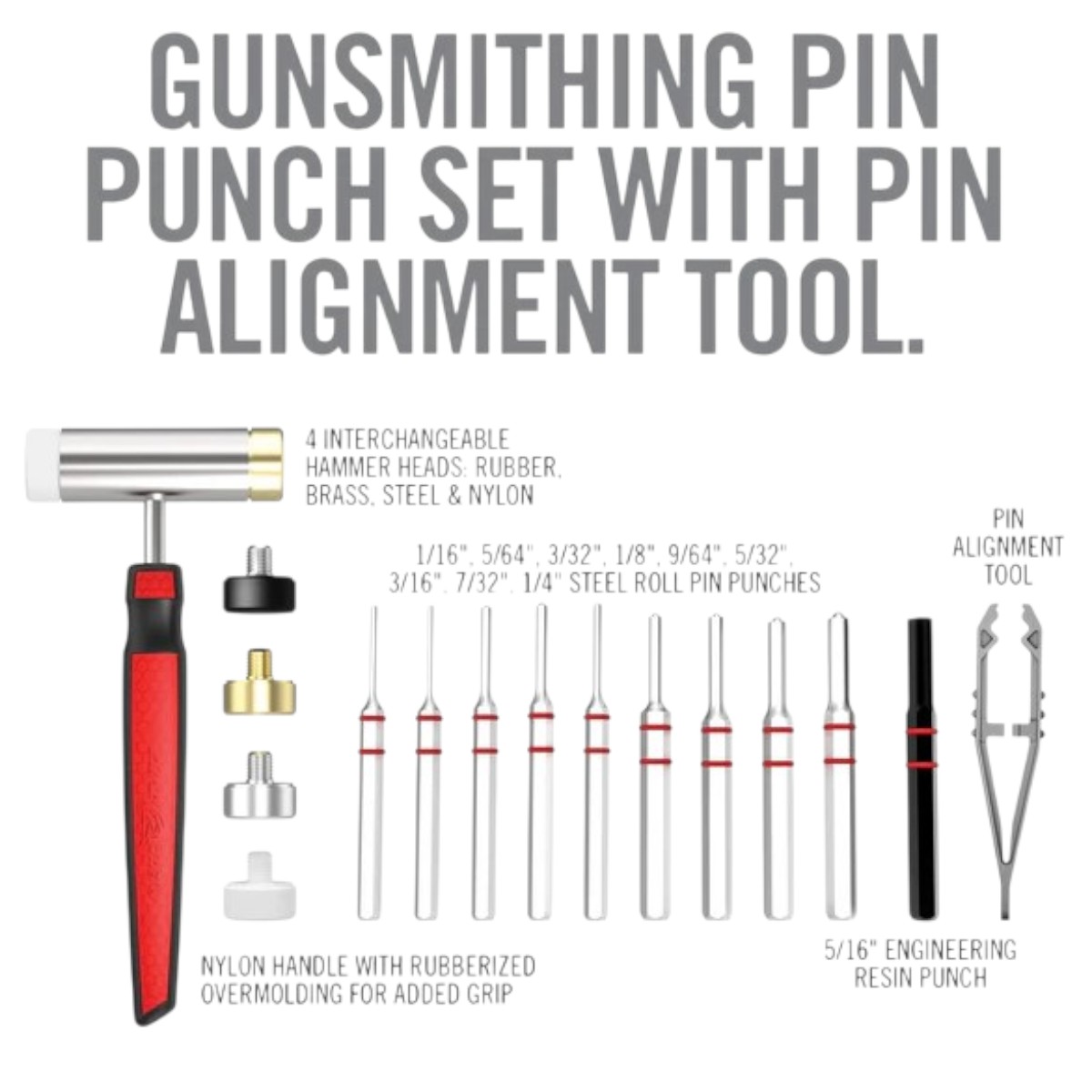 RealAvid Accu-Punch مطرقة مع بيمات