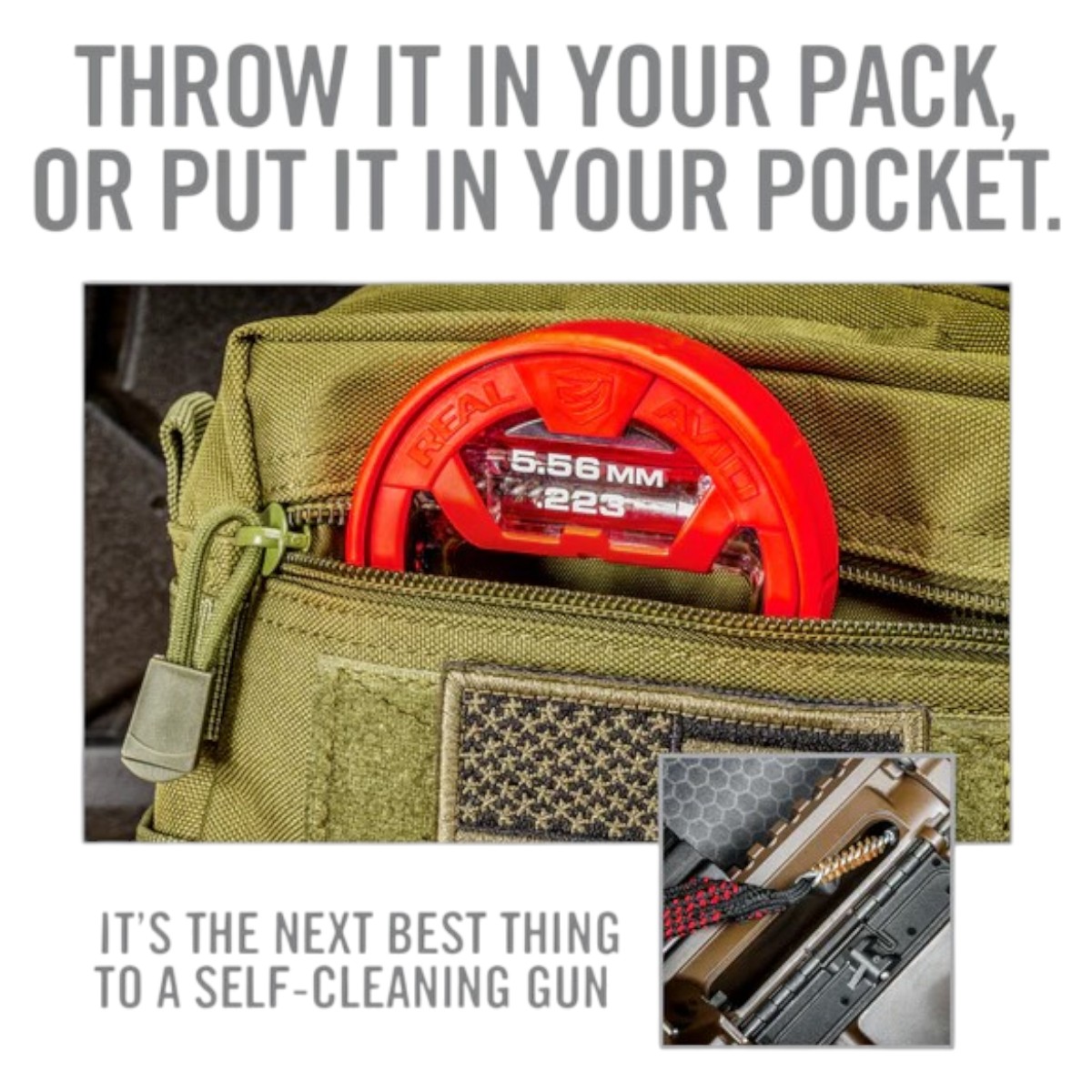 REALAVID حبل تنظيف بوس عيار 4.5