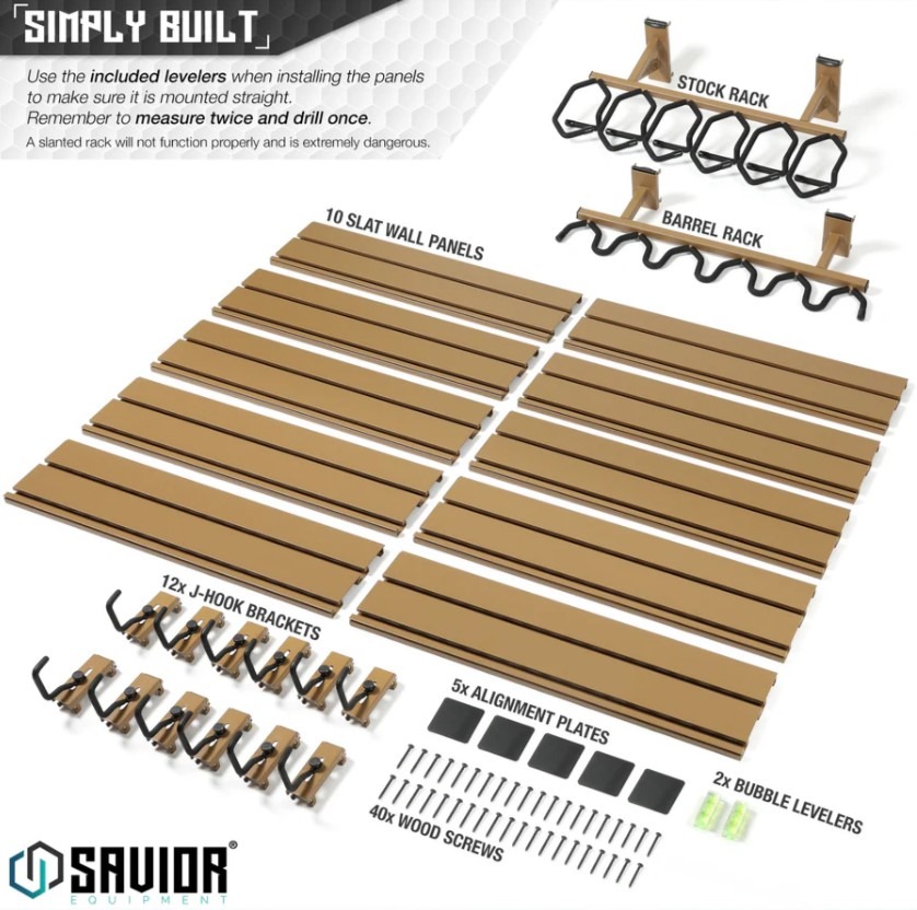 سافيور نظام تعليق بالحائط - 10 الواح مع التعليق