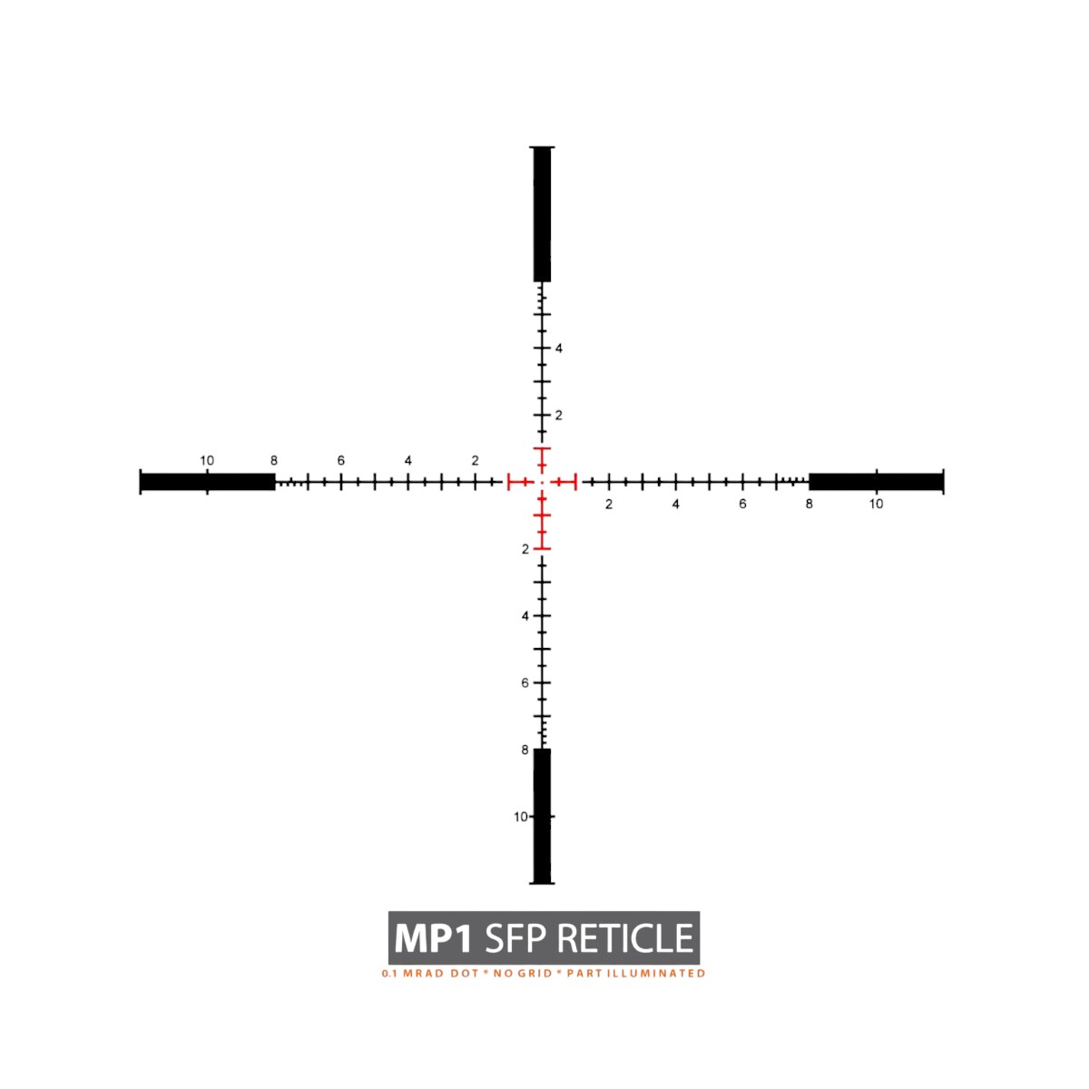 مناظير فالكون S10i+ 1-10*24i SFP MRAD