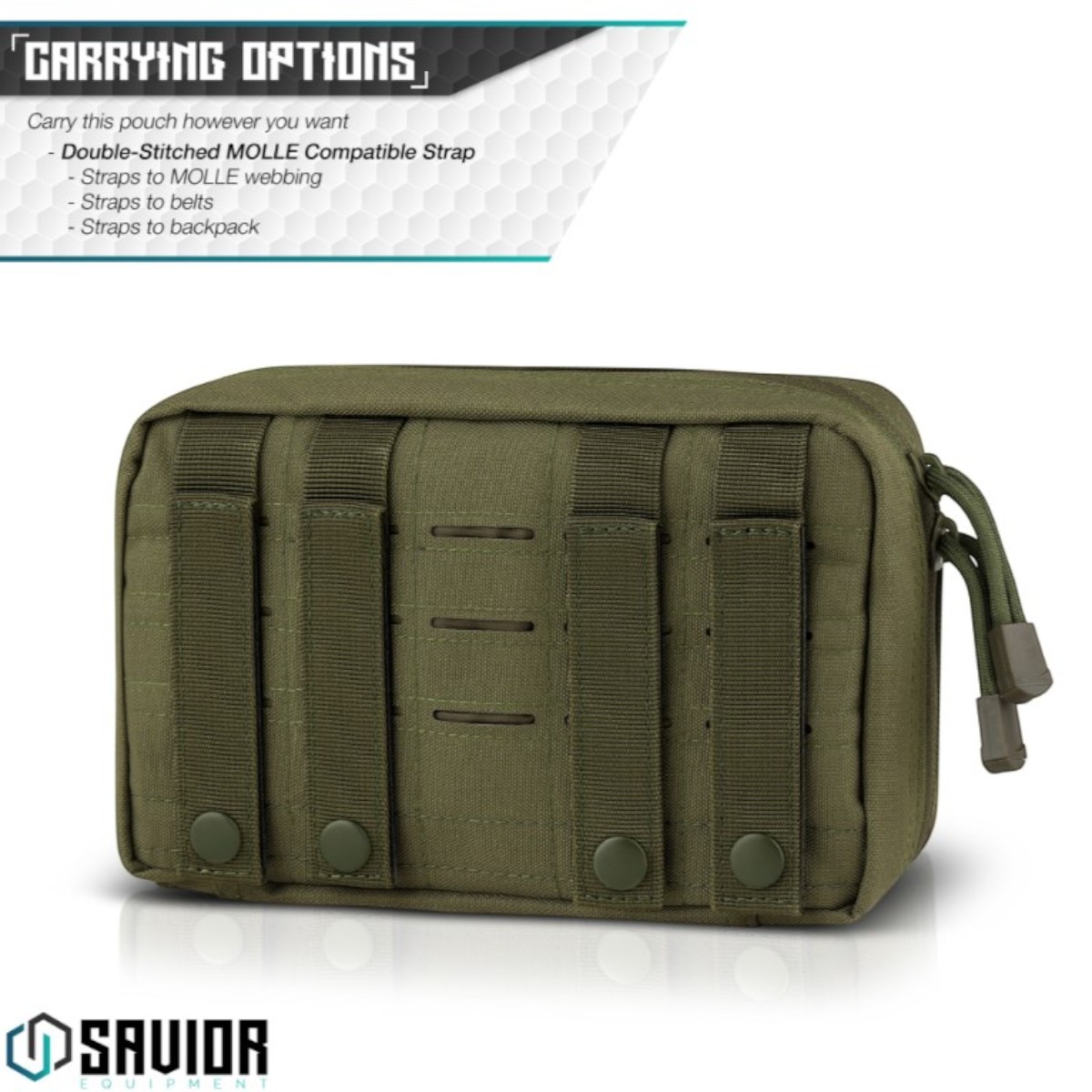 سافيور شنطة ادمن 9x5" - بنظام مولي اخضر