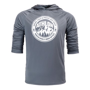 ماونتن هودي تيشرت رمادي 3اكس لارج اثالون