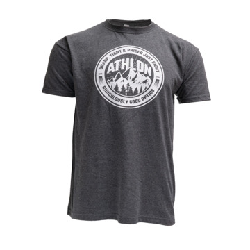 ماونت تي شيرت رمادي  اكس لارج اثالون